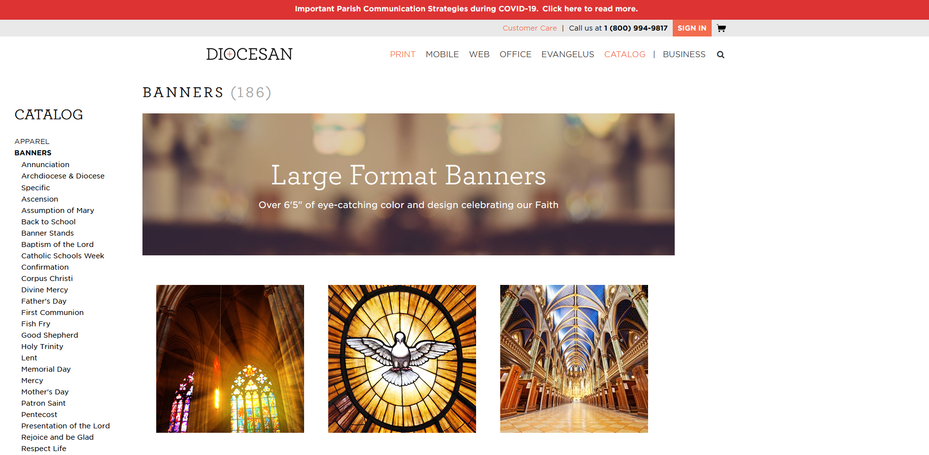 Diocesan corporate website